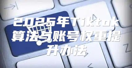 2025年Tiktok算法与账号权重提升办法