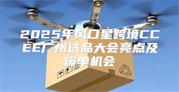 2025年风口星跨境CCEE广州选品大会亮点及爆单机会