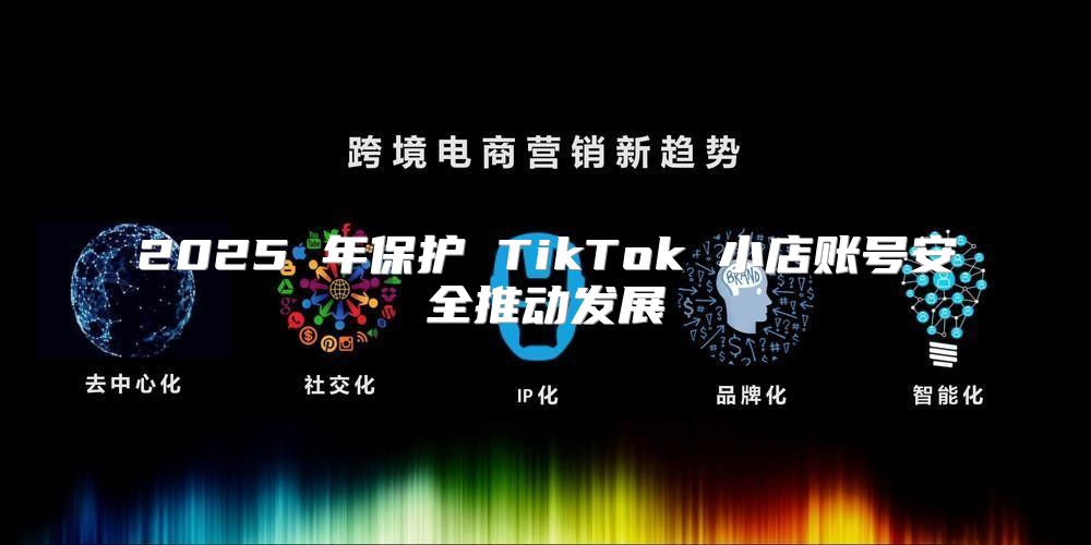 2025 年保护 TikTok 小店账号安全推动发展