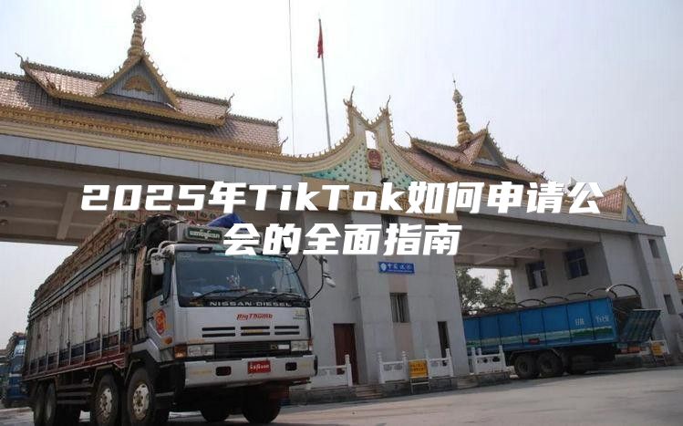 2025年TikTok如何申请公会的全面指南