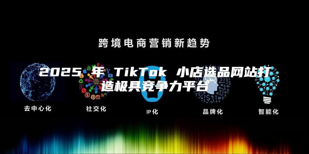 2025 年 TikTok 小店选品网站打造极具竞争力平台