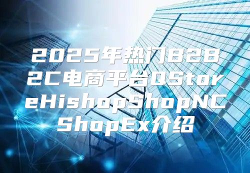 2025年热门B2B2C电商平台QStoreHishopShopNCShopEx介绍