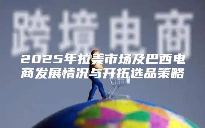 2025年拉美市场及巴西电商发展情况与开拓选品策略