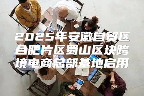 2025年安徽自贸区合肥片区蜀山区块跨境电商总部基地启用