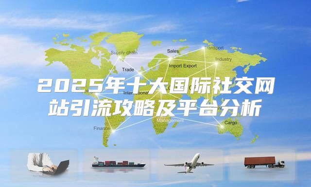 2025年十大国际社交网站引流攻略及平台分析
