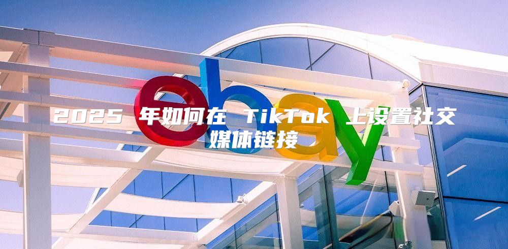 2025 年如何在 TikTok 上设置社交媒体链接