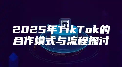 2025年TikTok的合作模式与流程探讨
