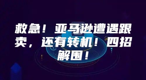 救急！亚马逊遭遇跟卖，还有转机！四招解围！