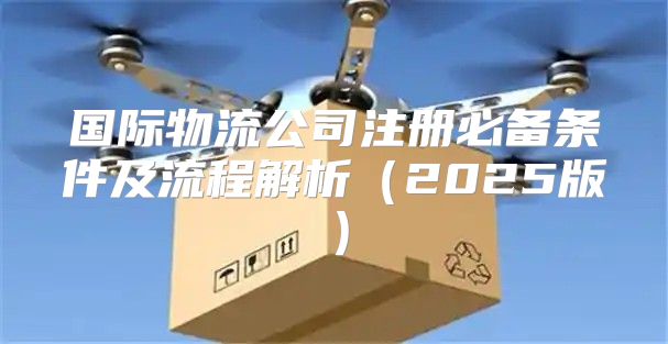 国际物流公司注册必备条件及流程解析2025版
