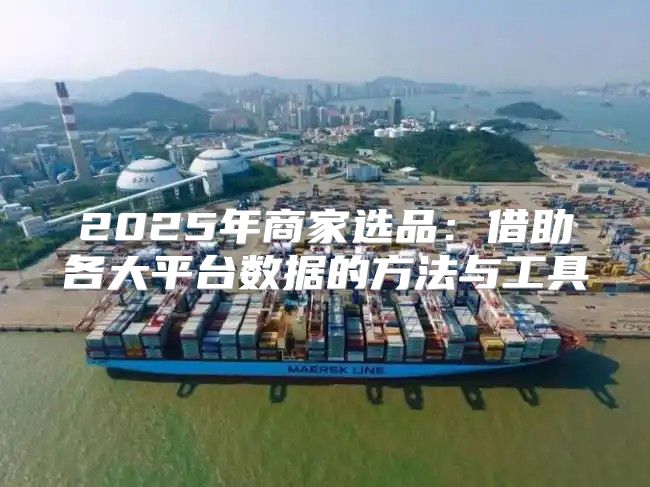 2025年商家选品：借助各大平台数据的方法与工具
