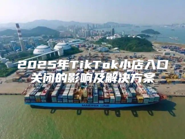2025年TikTok小店入口关闭的影响及解决方案
