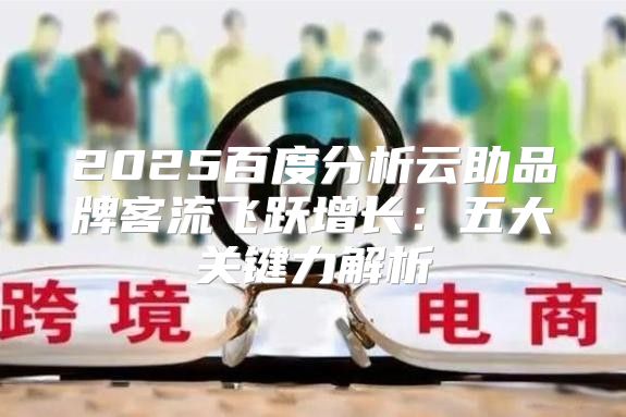 2025百度分析云助品牌客流飞跃增长：五大关键力解析