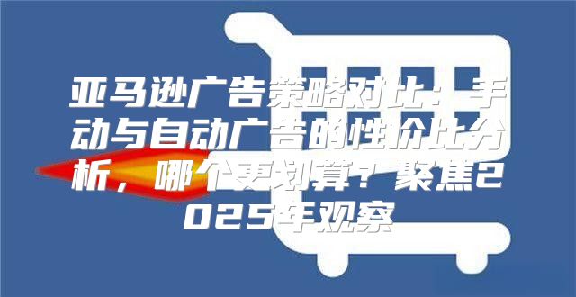 亚马逊广告策略对比：手动与自动广告的性价比分析，哪个更划算？聚焦2025年观察
