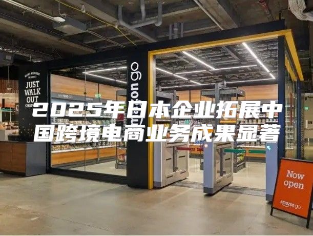 2025年日本企业拓展中国跨境电商业务成果显著