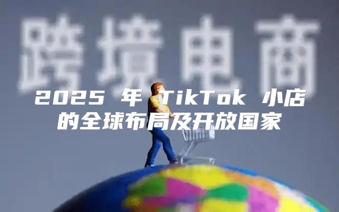 2025 年 TikTok 小店的全球布局及开放国家