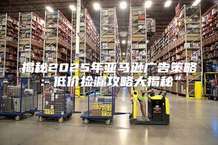 揭秘2025年亚马逊广告策略：低价捡漏攻略大揭秘”