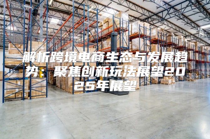 解析跨境电商生态与发展趋势：聚焦创新玩法展望2025年展望