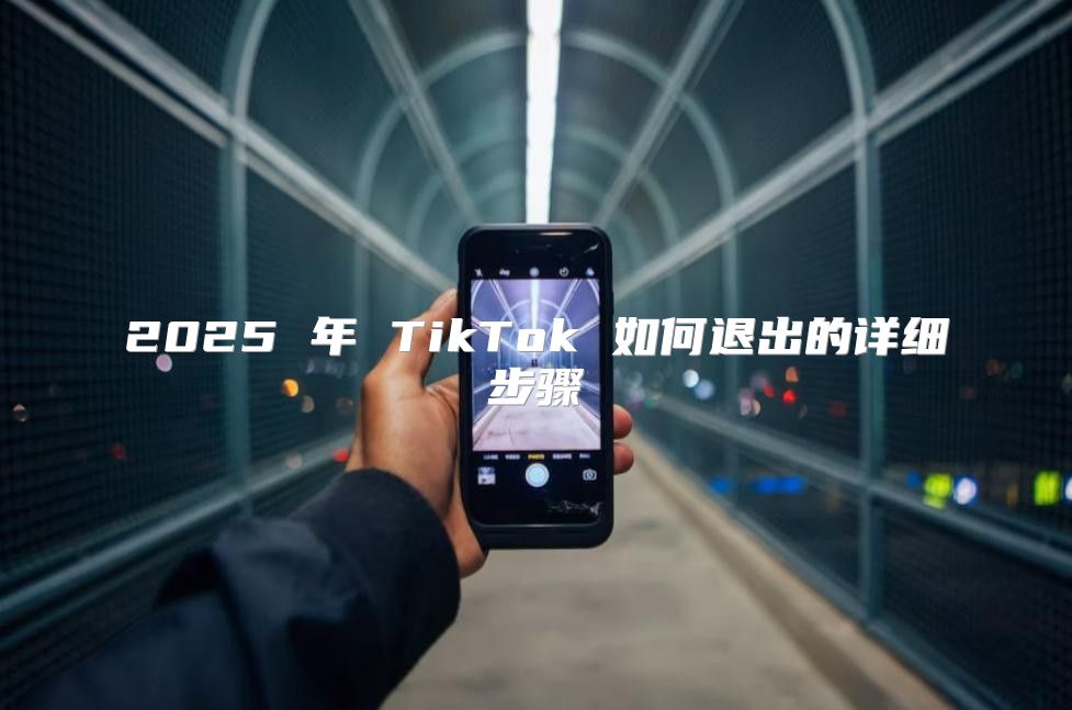 2025 年 TikTok 如何退出的详细步骤
