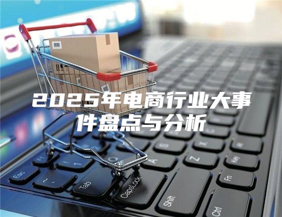 2025年电商行业大事件盘点与分析