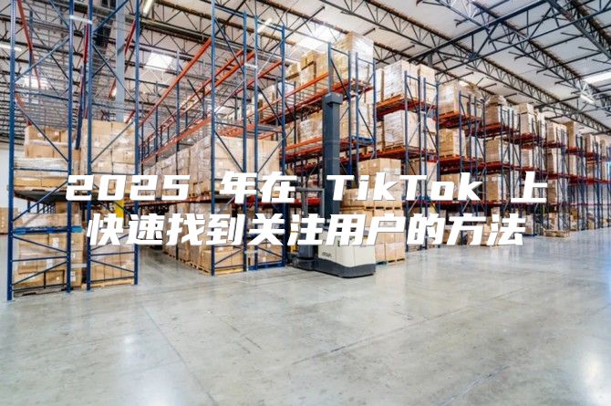 2025 年在 TikTok 上快速找到关注用户的方法