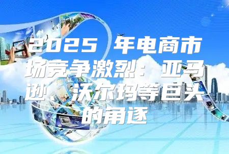 2025 年电商市场竞争激烈：亚马逊、沃尔玛等巨头的角逐