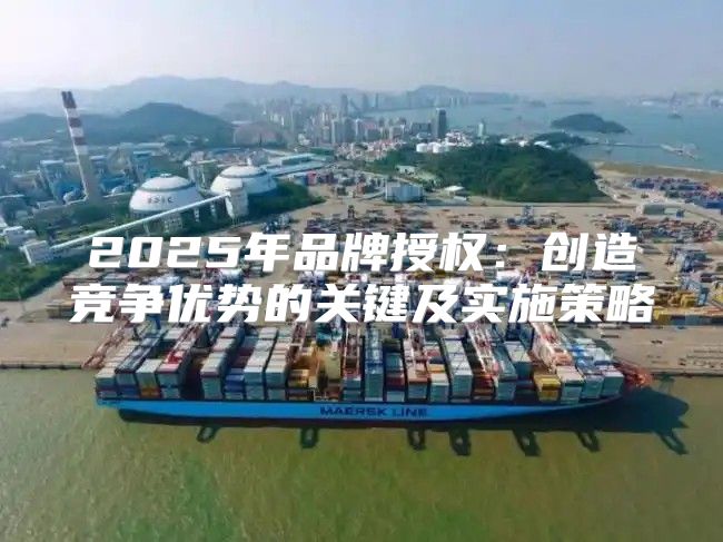 2025年品牌授权：创造竞争优势的关键及实施策略