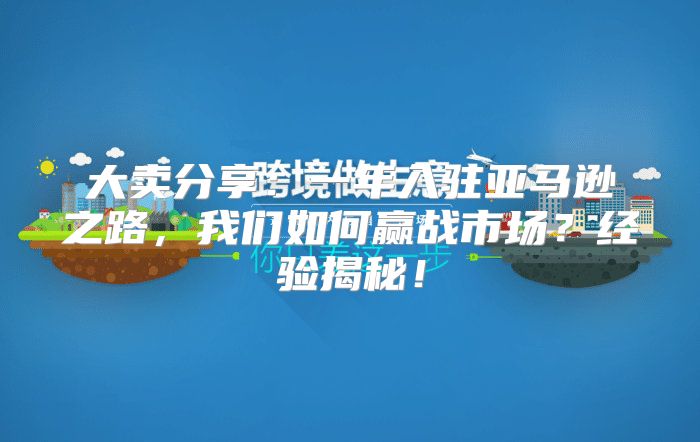 大卖分享：一年入驻亚马逊之路，我们如何赢战市场？经验揭秘！