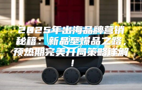 2025年出海品牌营销秘籍：新品至爆品之路，预热期完美开局策略详解！
