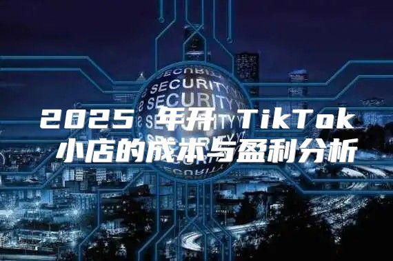 2025 年开 TikTok 小店的成本与盈利分析