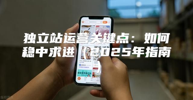 独立站运营关键点：如何稳中求进2025年指南