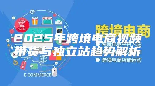 2025年跨境电商视频带货与独立站趋势解析