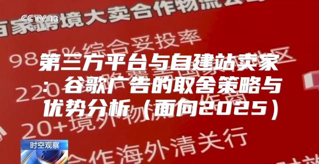 第三方平台与自建站卖家：谷歌广告的取舍策略与优势分析面向2025