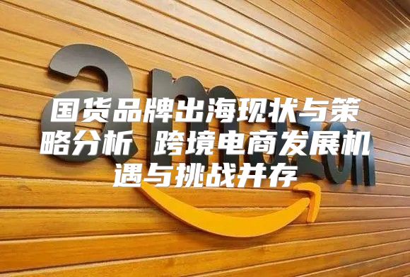 国货品牌出海现状与策略分析 跨境电商发展机遇与挑战并存