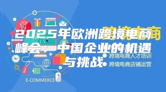 2025年欧洲跨境电商峰会：中国企业的机遇与挑战