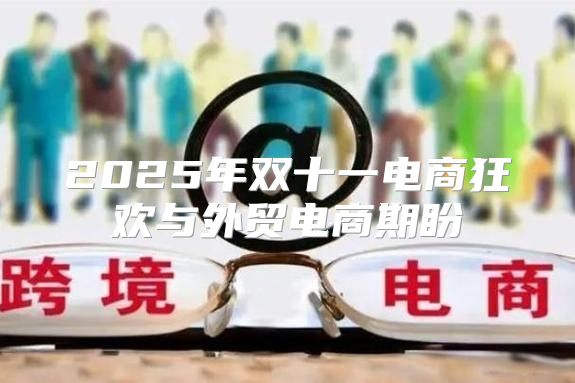 2025年双十一电商狂欢与外贸电商期盼