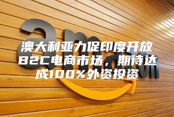 澳大利亚力促印度开放B2C电商市场，期待达成100%外资投资