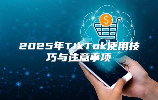2025年TikTok使用技巧与注意事项