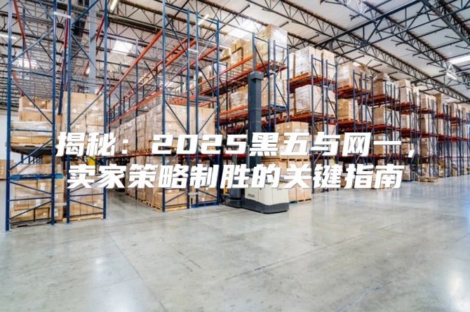 揭秘：2025黑五与网一，卖家策略制胜的关键指南