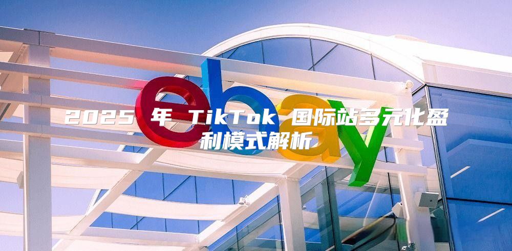 2025 年 TikTok 国际站多元化盈利模式解析
