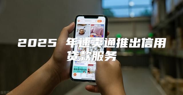 2025 年速卖通推出信用贷款服务