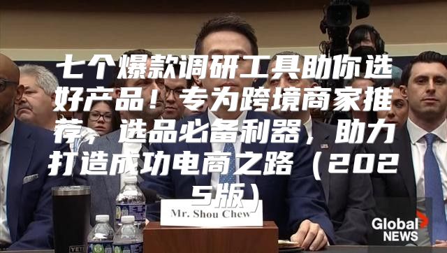 七个爆款调研工具助你选好产品！专为跨境商家推荐，选品必备利器，助力打造成功电商之路2025版