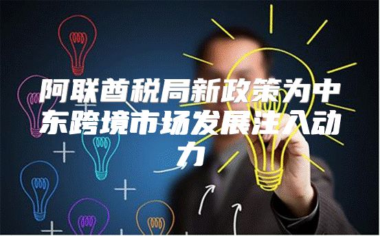 阿联酋税局新政策为中东跨境市场发展注入动力