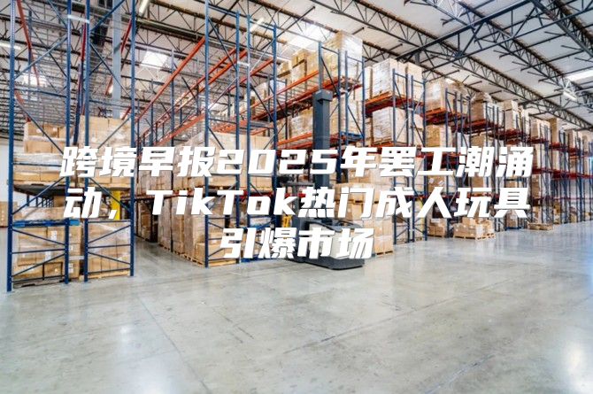 跨境早报2025年罢工潮涌动，TikTok热门成人玩具引爆市场