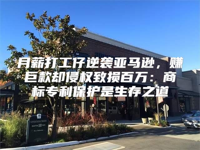 月薪打工仔逆袭亚马逊，赚巨款却侵权致损百万：商标专利保护是生存之道