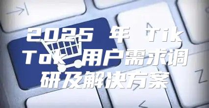 2025 年 TikTok 用户需求调研及解决方案