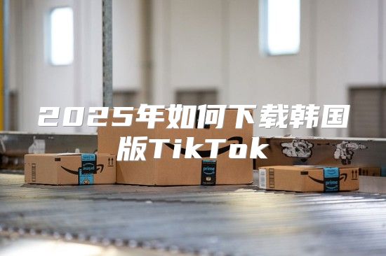 2025年如何下载韩国版TikTok