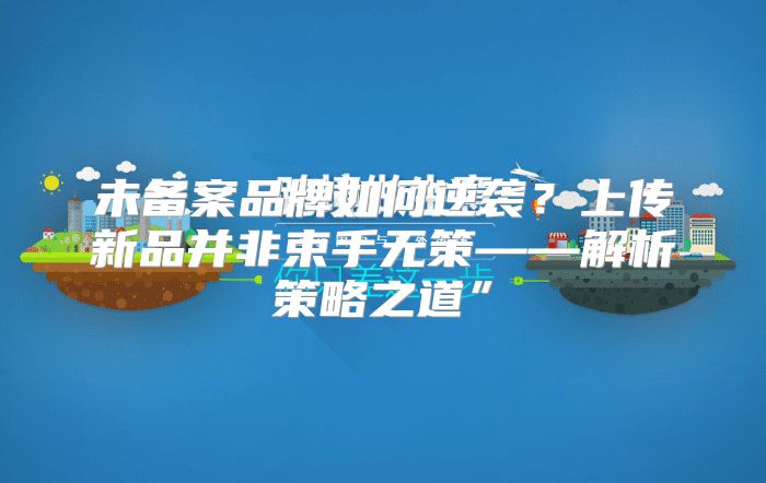 未备案品牌如何逆袭？上传新品并非束手无策——解析策略之道”