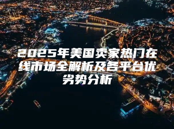 2025年美国卖家热门在线市场全解析及各平台优劣势分析