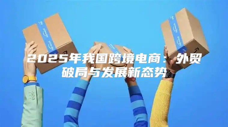 2025年我国跨境电商：外贸破局与发展新态势