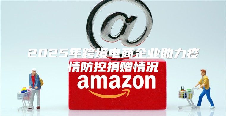 2025年跨境电商企业助力疫情防控捐赠情况